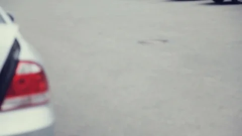 Tourist pack in the trunk Stock-Footage 80492669