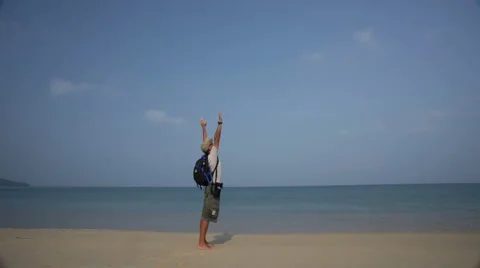 Tourist,  plane Stock Footage 5298145