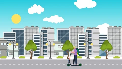A Tourist Is Searching In The Town Video stock 160053785