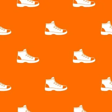 Tourist shoe pattern seamless Stock Illustration