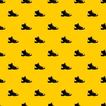 Tourist shoe pattern vector 스톡 일러스트