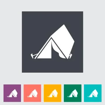 Tourist tent Stock Illustration