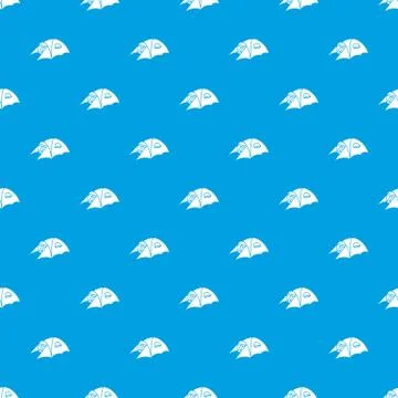 Tourist tent pattern vector seamless blue Stock Illustration