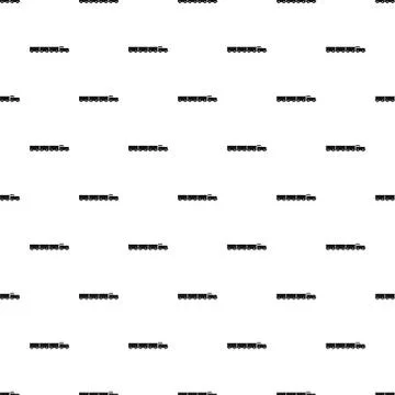 Tourist train pattern seamless Stock Illustration