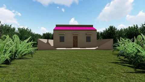 Tourist Villa in the Forest Stock-Footage 344744735
