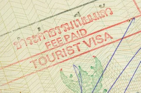 Tourist visa Stock Photos