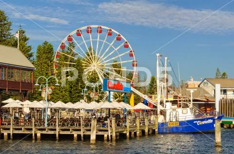Tourist Wheel - Fremantle Stock Photos