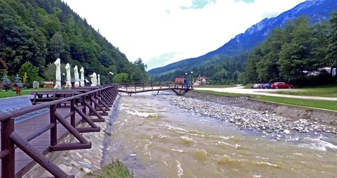 Touristic area in mountain Video stock 101463565