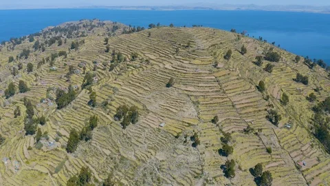  touristic point to visit in Titicaca Lake Stock Footage 115995254