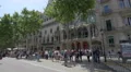 Tourists admiring and taking pictures at Casa Batllo in Barcelona 4k or 4k+ Resolution