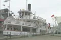 Tourists board a sightseeing boat Footage