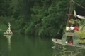 Tourists in boat Footage