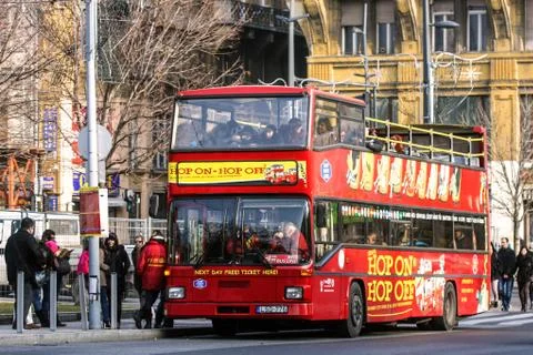 Tourists bus Stock Photos