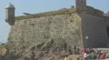 Tourists at the Castelo do Queijo, Porto 4k or 4k+ Resolution