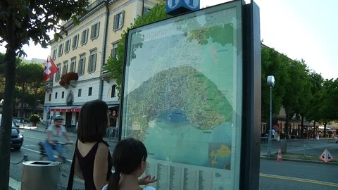 Tourists in City Stock Footage 121185959