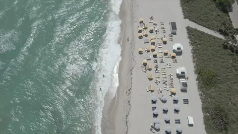 Tourists enjoying the beach Stock Footage 304322384