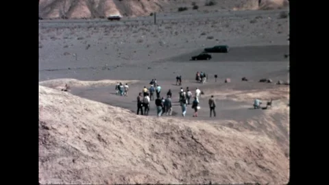 Tourists Exploring Desert Stock Footage 276291840