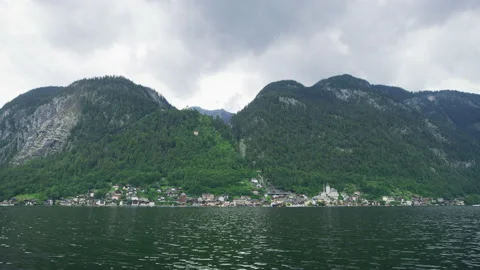 Tourists in Hallstatt Stock Footage 219797616
