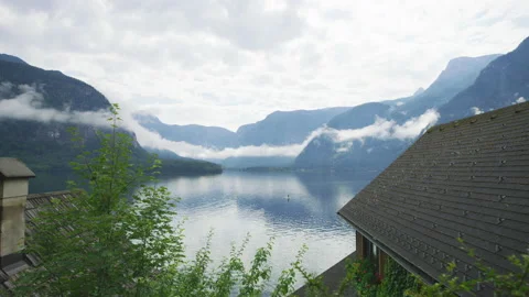 Tourists in Hallstatt Stock Footage 219833129