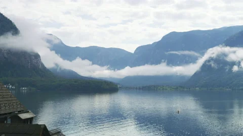 Tourists in Hallstatt Stock Footage 219833248