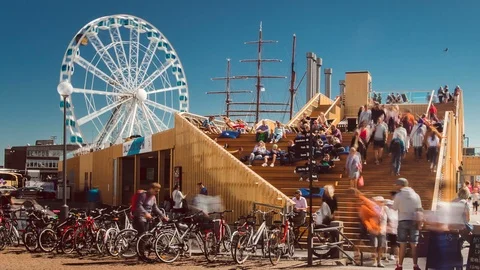 Tourists in Helsinki Stock Footage 87805646