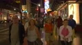 Tourists on the Hollywood Walk of Fame, Los Angeles 4k or 4k+ Resolution