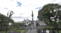 Tourists at the Liberty Statue in Quito, Ecuador 4k or 4k+ Resolution