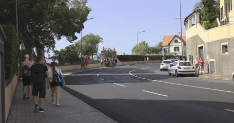 Tourists in Madeira, 4K Stock Footage 221272182