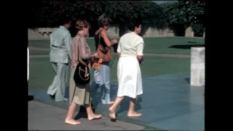 Tourists at Memorial Video stock 276292404