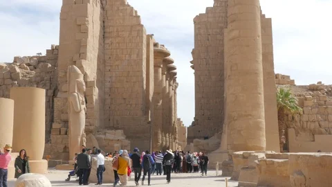 Tourists on the Open-Air Excursion Stock Footage 127921751