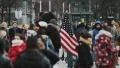 Tourists on Pariser Platz in Berlin HD Footage