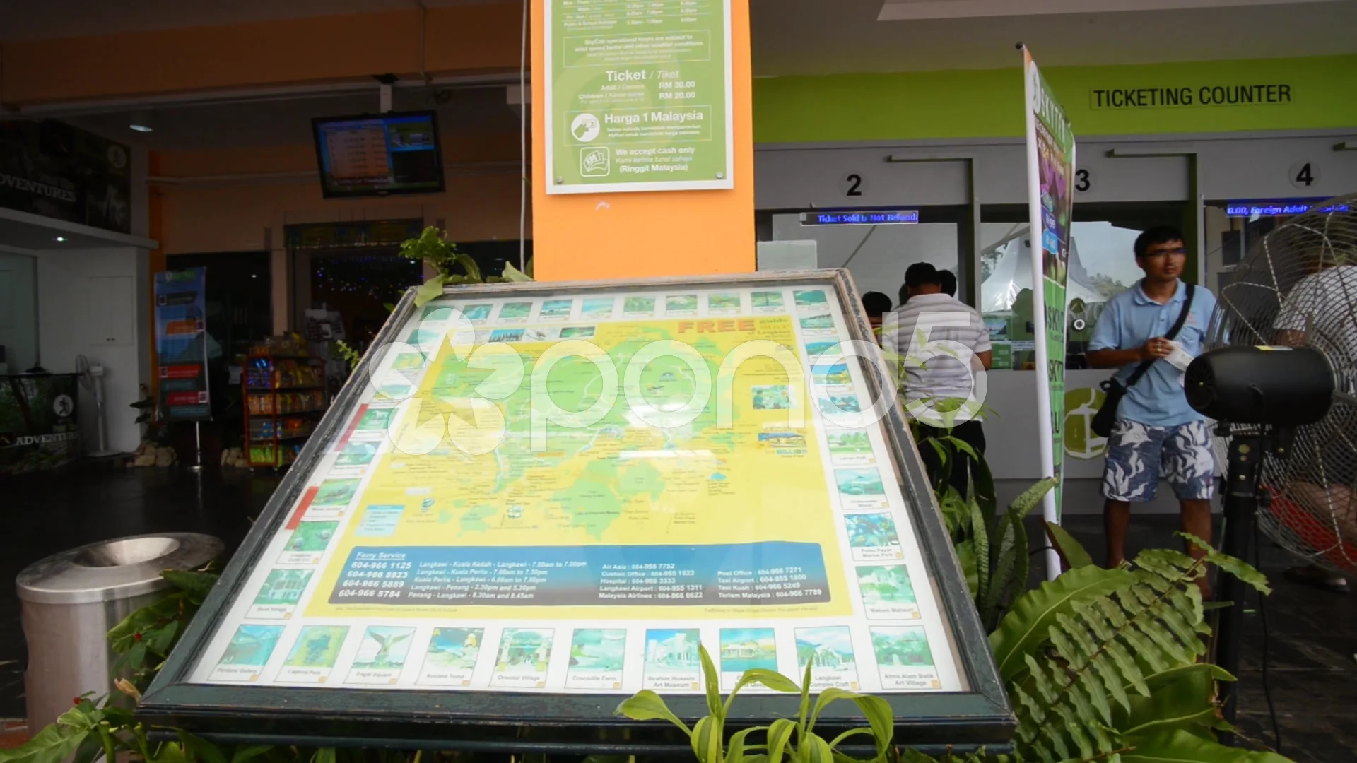 Tourists Queueing For Ticket At Langkawi Stock Video Pond5