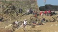Tourists relaxing near Castelo do Queijo's wall, Porto 4k or 4k+ Resolution