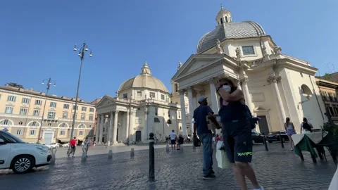 Tourists in Rome Stock Footage 159551525