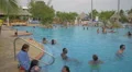 Tourists swimming in the pool at Playa Blanca Resort, Panama 4k or 4k+ Resolution