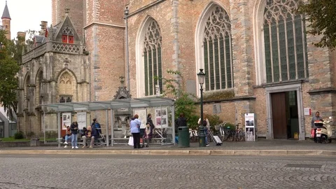  Tourists walk around  Video stock 118675835
