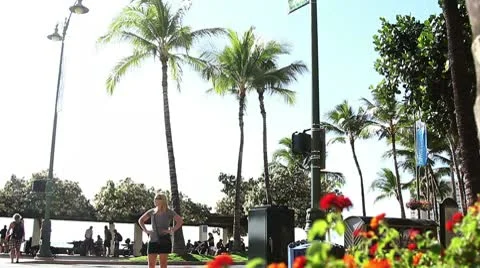 Tourists walking Video stock 8998481