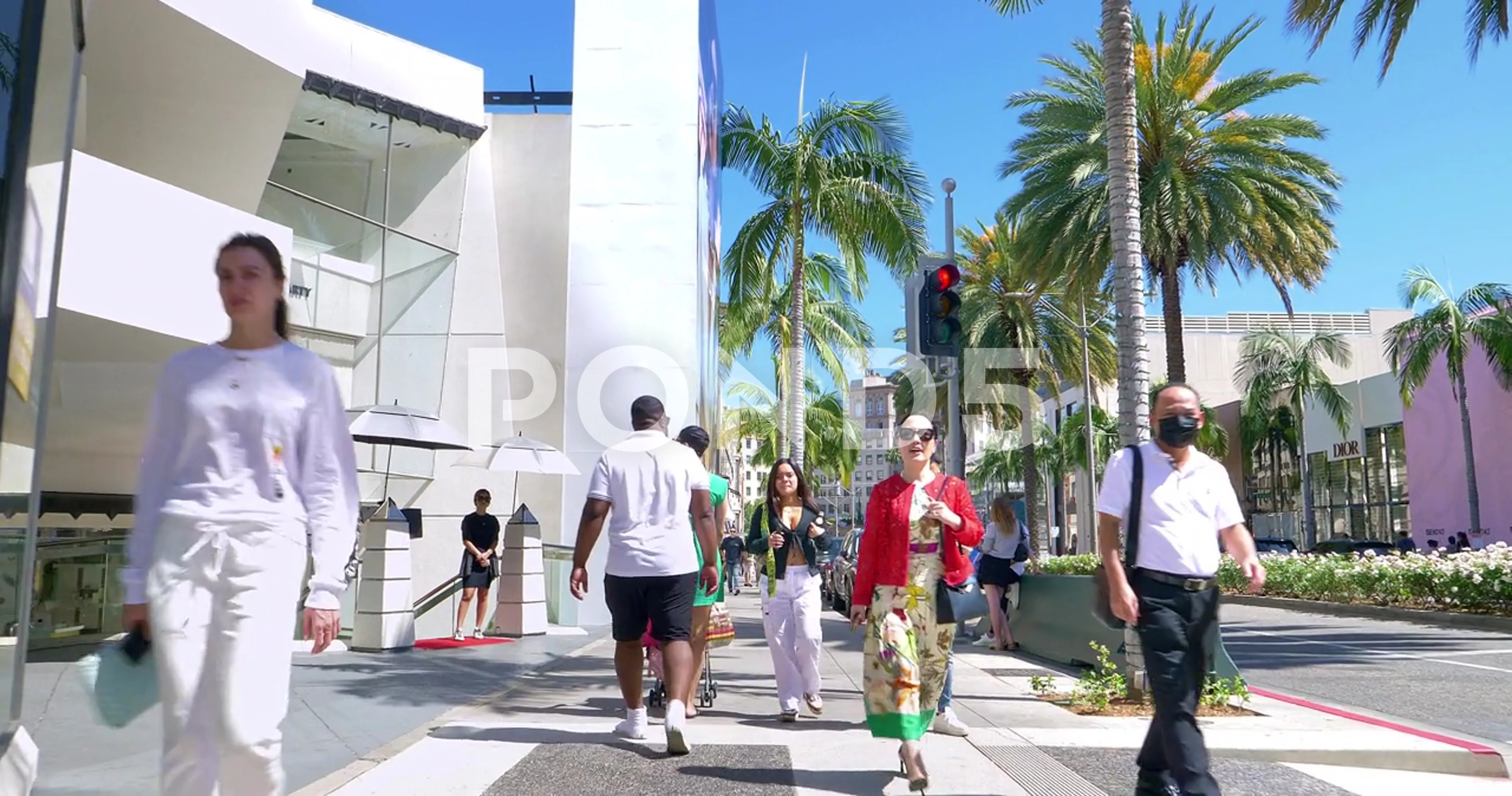 Hermes Store In Beverly Hills - Stock Video