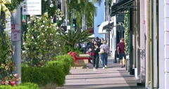 World Famous Rodeo Drive Symbol, Cross Street Sign, Intersection in Beverly  Hills. Touristic Los, Stock Video - Envato Elements