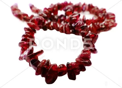 Tourmaline gemstone beads necklace jewelery Stock Photos