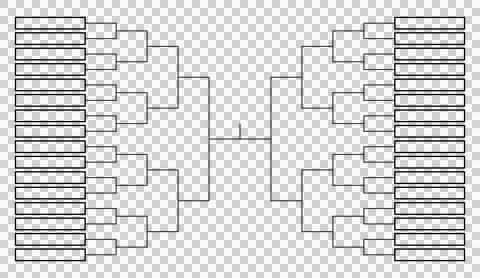 Tournament bracket for 32 teams Иллюстрация