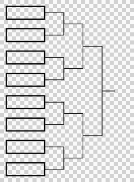 Tournament bracket for 8 teams Stock Illustration