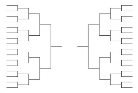 Tournament bracket templates イラスト素材
