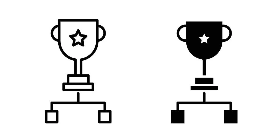 Tournament icon design. Simple Vector illustrations.. Stock Illustration