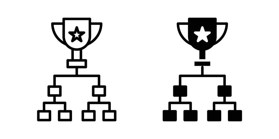 Tournament icon vector design. EPS10 Stock Illustration
