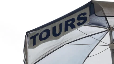 Tours umbrella Stock Footage 24420432