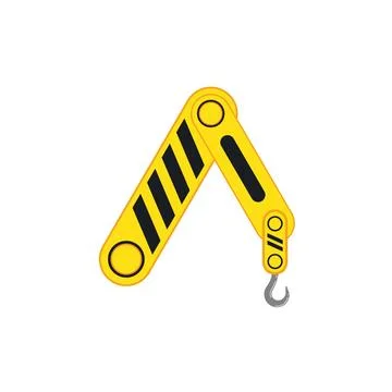 Tow hook machine toy vector element concept design template Stock Illustration