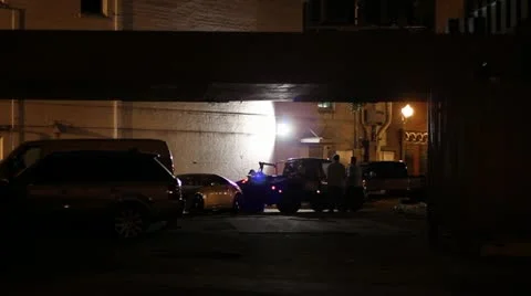 Tow Truck In The City Video stock 11060053