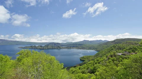 Towada Lake View Stock Footage 327549216