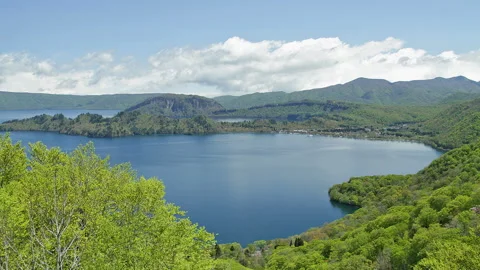 Towada Lake View Stock Footage 327549341